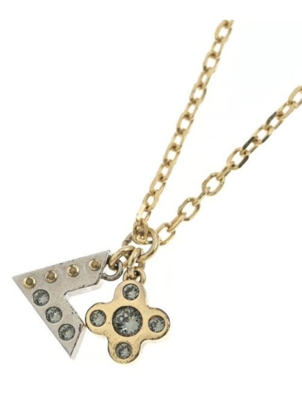 Louis Vuitton Pendentif Love Letters Necklace Gold